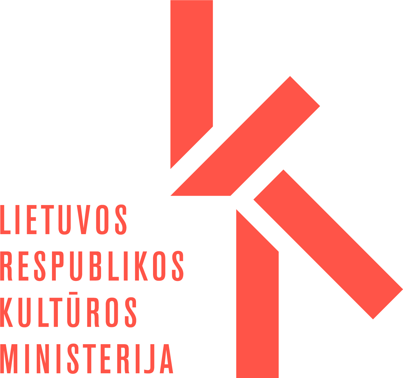Lietuvos Respublikos kultūros ministerija = Ministry of Culture of the Republic of Lithuania logo